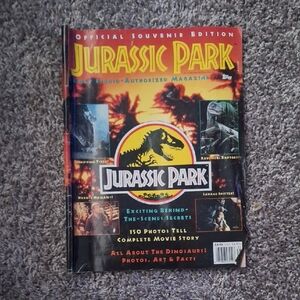 Jurassic Park Souvenir Magazine Circa 1992